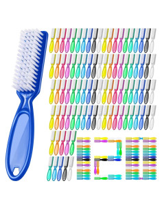 120 Cepillos de Uñas Mifoci con Mango Agarre - Cerdas Suaves