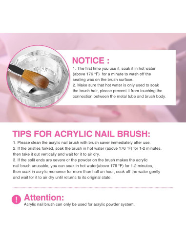 Conjunto de Pinceles Acrílicos SAVILAND 4PCS Brillan en la Oscuridad