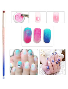 Kit de 6 Pinceles Ombre para Uñas de Gel KAAGEE 2