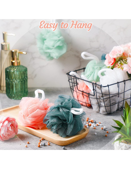 100 Esponjas de Baño Exfoliantes Raiten 30g Suaves para Ducha