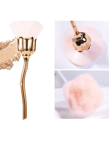 3 Cepillos Limpiadores de Polvo para Uñas GeoGeoDIY