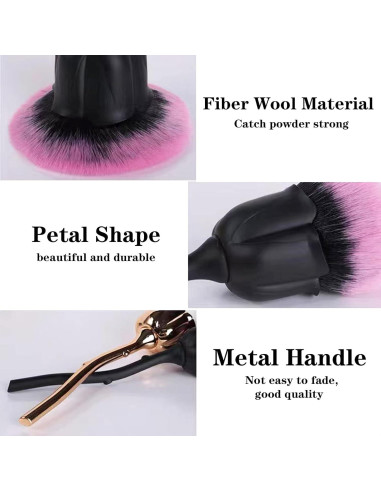 3 Cepillos Limpiadores de Polvo para Uñas GeoGeoDIY