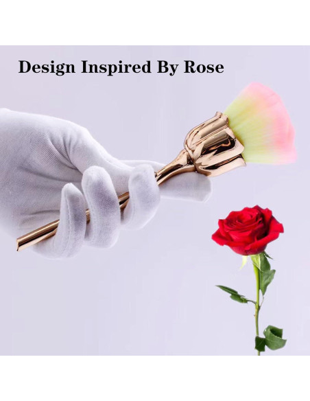 3 Cepillos Limpiadores de Polvo para Uñas GeoGeoDIY