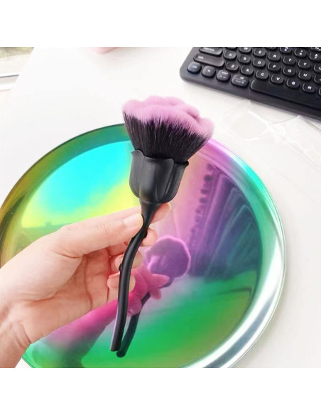 3 Cepillos Limpiadores de Polvo para Uñas GeoGeoDIY