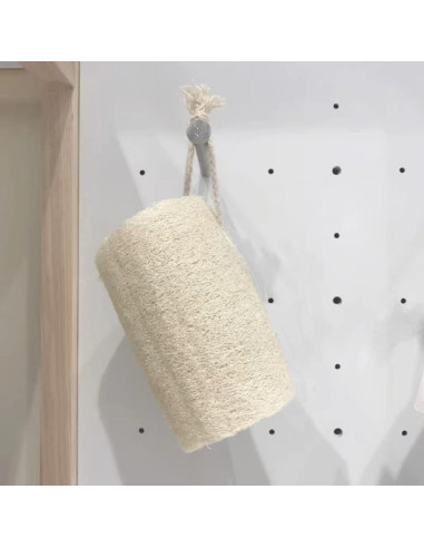 Esponjas de Lufa Natural 100% ENLAYER - 4 Piezas 12 cm