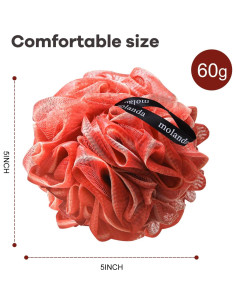 Esponjas de Loofah Molanda - Exfoliación Suave, Paquete de 2 2