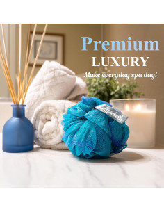 Esponja Exfoliante de Loofah Luxebath - Ducha Suave 15x7.1cm 2