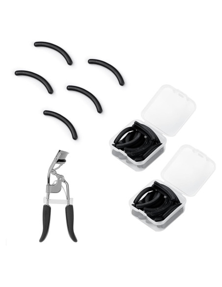 48 Almohadillas de Silicona para Rizador de Pestañas Elf - Negro