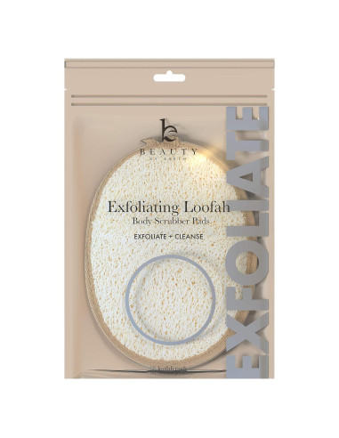 Esponja de Lufa Exfoliante Beauty by Earth - Paquete de 2