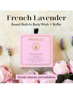 Esponja Exfoliante Spongelle Lavanda Francesa 10x4cm 14+ Usos 2