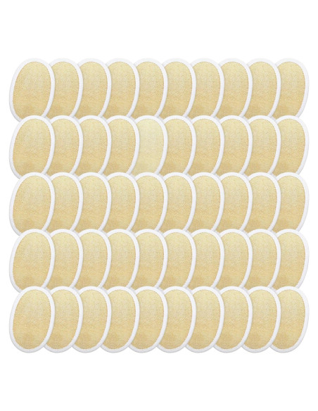 50 Piezas Esponjas de Lufa Natural Exfoliantes Meanplan 11.5x8 cm