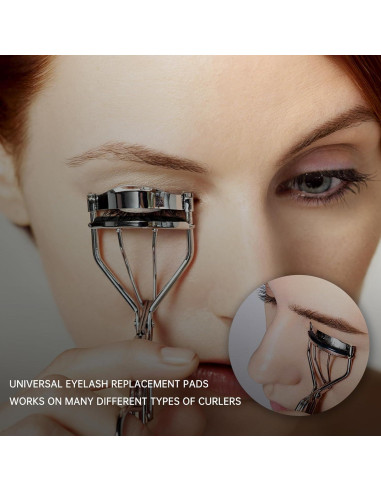 Recargas de Rizadores de Pestañas UXIETIN 24PCS Silicona Negra