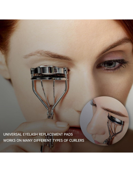 Recargas de Rizadores de Pestañas UXIETIN 24PCS Silicona Negra