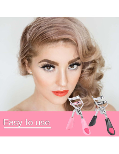 Rizador de Pestañas con Peine Sliverdew 10.7x3.5cm 2 Pcs