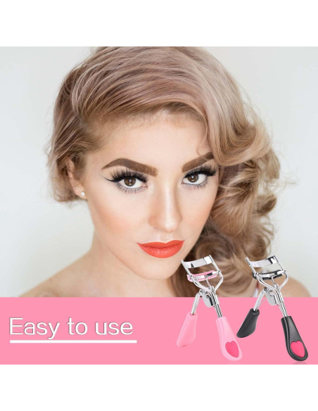 Rizador de Pestañas con Peine Sliverdew 10.7x3.5cm 2 Pcs