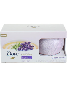 Bomba de Baño Dove Lavanda y Macarón de Miel 2 Piezas 159g 2