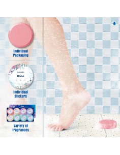 Paquete de 8 Bombas de Ducha CalmNFiz con Fragancias Naturales 2