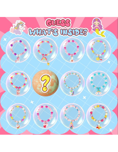 Bolas de Baño Unicornio Sanyi - 6 Unidades con Pulsera