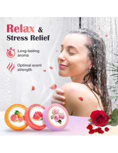 Bombas de Vapor para Ducha Aromaterapia Qivatex - 8 Aromas 2