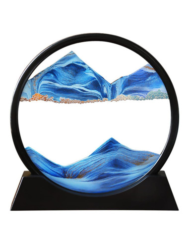 Pintura de Arena Arthink 3D Redonda 17.78 cm Azul