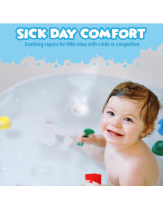 Bolas de Baño de Vapor Tub Works para Niños - 12 Unidades Eucalipto 2