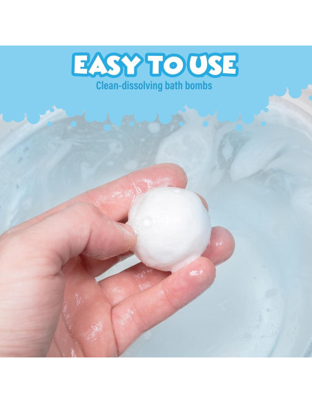 Bolas de Baño de Vapor Tub Works para Niños - 12 Unidades Eucalipto