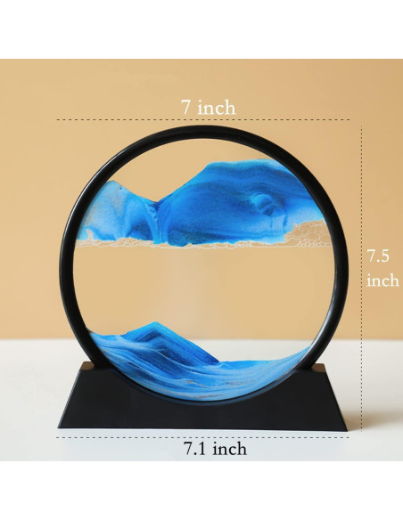 Pintura de Arena Arthink 3D Redonda 17.78 cm Azul