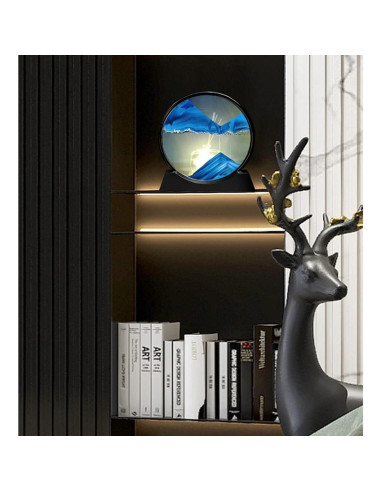 Pintura de Arena Arthink 3D Redonda 17.78 cm Azul