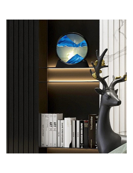 Pintura de Arena Arthink 3D Redonda 17.78 cm Azul