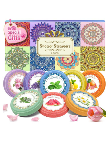 Bombas de Vapor para Ducha Qivatex - Aromaterapia Relax 30g