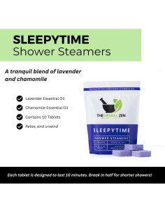 Bombas de Ducha Aromaterapia Lavanda Hechas en EE. UU. 10 Unidades 2