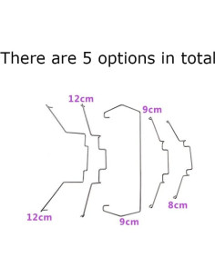 Clip de Fijación de Ventilador de CPU MEETOOT 12cm 4 Piezas 2