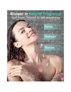 Set de Bombas de Ducha Aromaterapia OYEKEEP - 12 Piezas 2