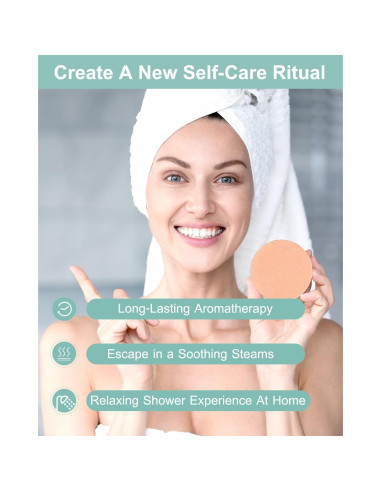 Set de Bombas de Ducha Aromaterapia OYEKEEP - 12 Piezas