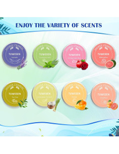 Bombas de Ducha Aromaterapia TUWESEN - Paquete de 16 Aromas 2