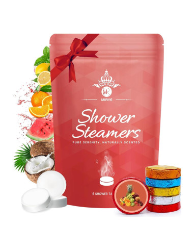 Bombas de Ducha Aromaterapia MR MIRYE - 6 Paquetes de Aceites Esenciales