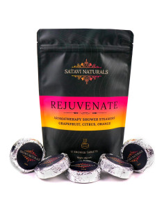 Bombas de Vapor Aromaterapia Satavi Naturals 12 Tabletas 40g