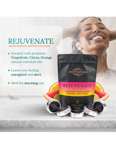 Bombas de Vapor Aromaterapia Satavi Naturals 12 Tabletas 40g