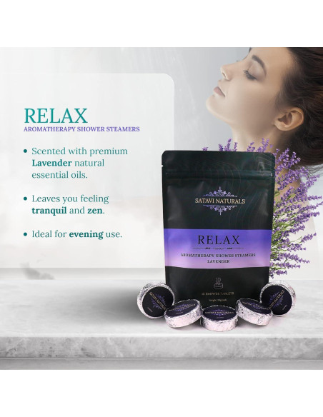 Bombas de Vapor Aromaterapia Satavi Naturals 12 Tabletas 40g