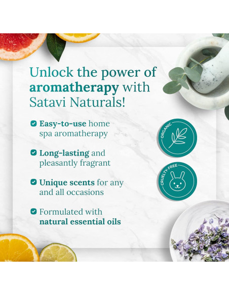 Bombas de Vapor Aromaterapia Satavi Naturals 12 Tabletas 40g