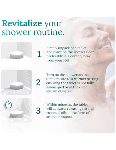 Bombas de Vapor Aromaterapia Satavi Naturals 12 Tabletas 40g