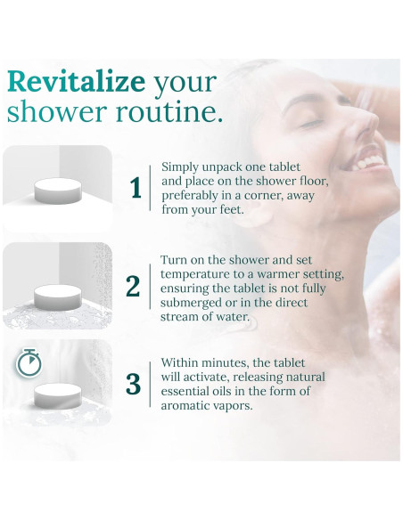 Bombas de Vapor Aromaterapia Satavi Naturals 12 Tabletas 40g