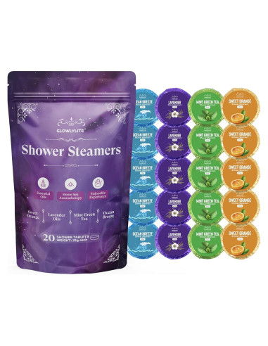 Bolsitas de Vapor Aromaterapia GLOWLYLITE 20 Unidades 25g