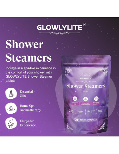 Bolsitas de Vapor Aromaterapia GLOWLYLITE 20 Unidades 25g