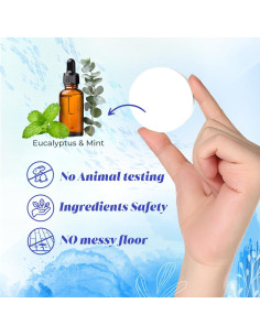 Paquete de 8 Bombas de Ducha Aromaterapia ZAYISHOWER Eucalipto 2