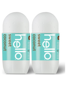 Desodorante Roll On Coco Dulce Hello 48g - Paquete de 2
