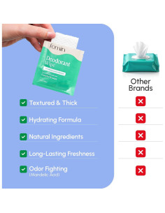 Toallitas Desodorantes Biodegradables Fomin - 30 Unidades Viaje 2