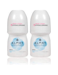 Antitranspirante Roll-On Almay Piel Sensible 100 ml (Paquete de 2)