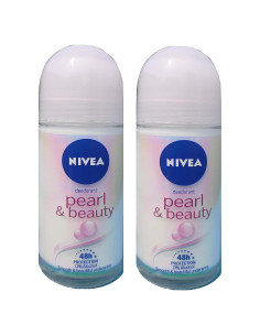 Desodorante Roll On Nivea Perla Belleza 50ml x2 Lavanda
