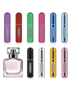 10 Botellas Atomizadoras Rellenables LIOUCBD 5ml Viaje